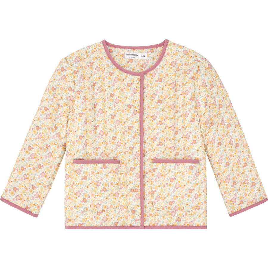 floral quilted jacket