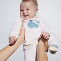 whale knit sweater & pant set