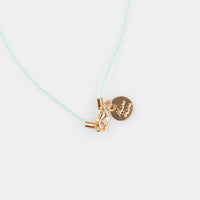 flowers & butterflies charm necklace
