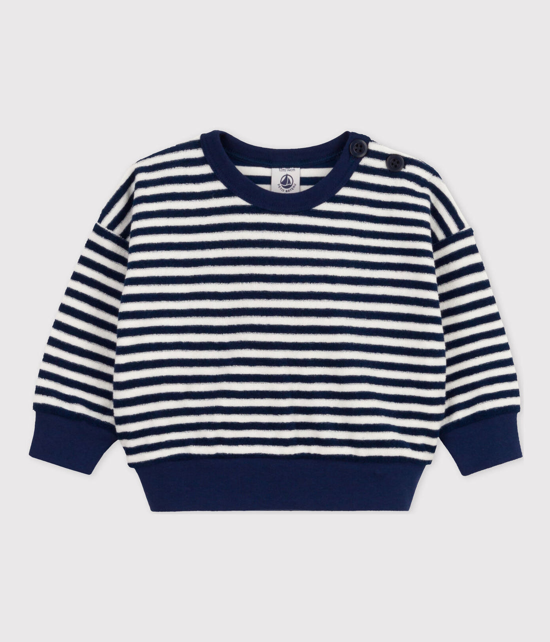 ls striped terry top