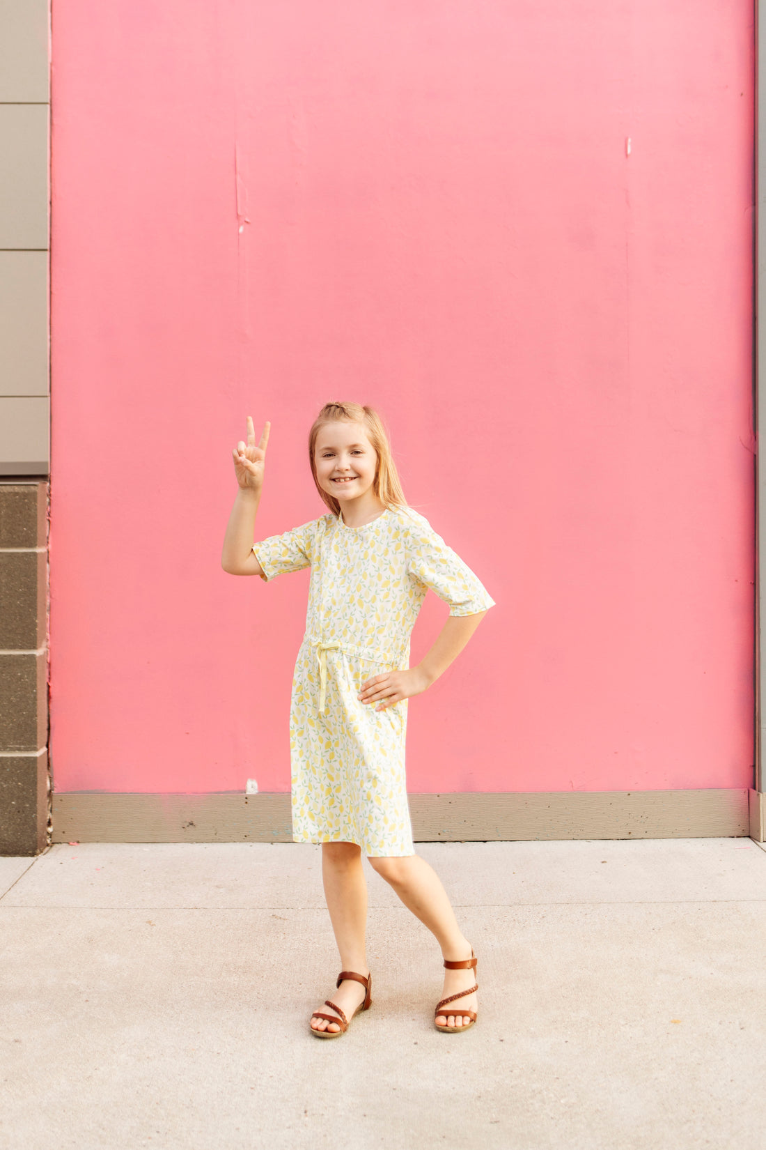 desi dress lemon