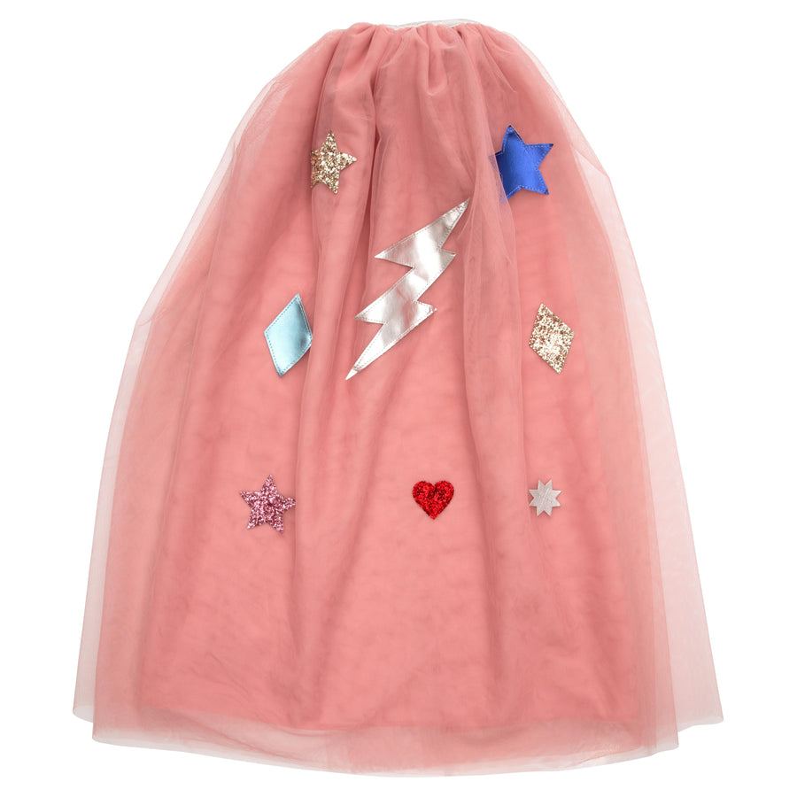 pink superhero cape costume