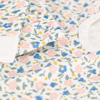 ls floral top & pant set
