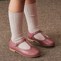 ribbed knee high socks