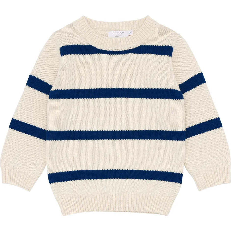 wide stripe knit sweater