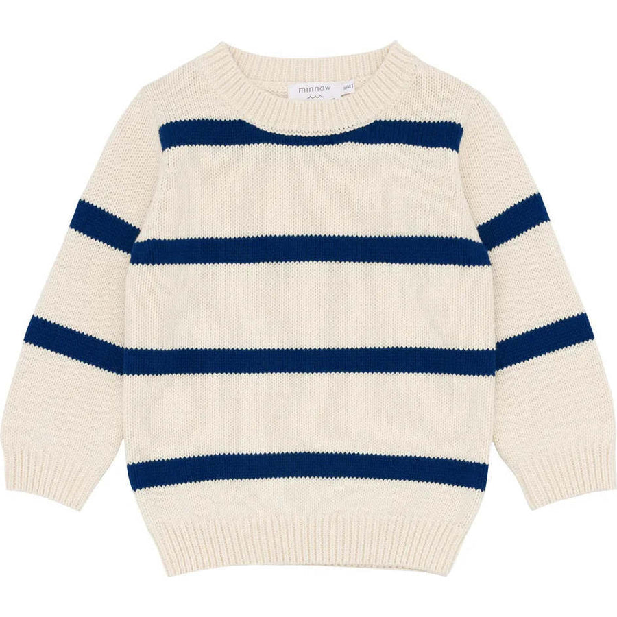 wide stripe knit sweater