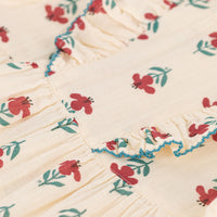 ss ruffle floral dress