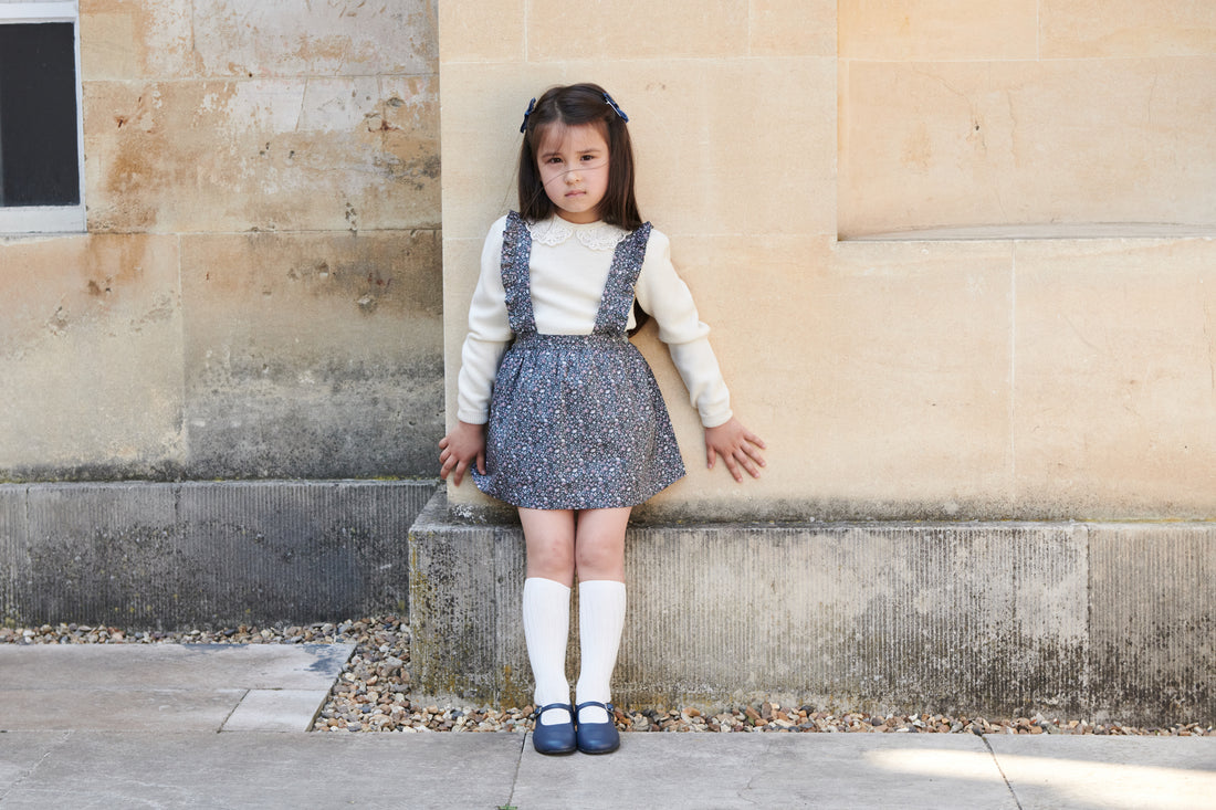baby green floral agata skirt