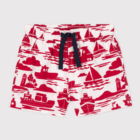 bb boat print swim short