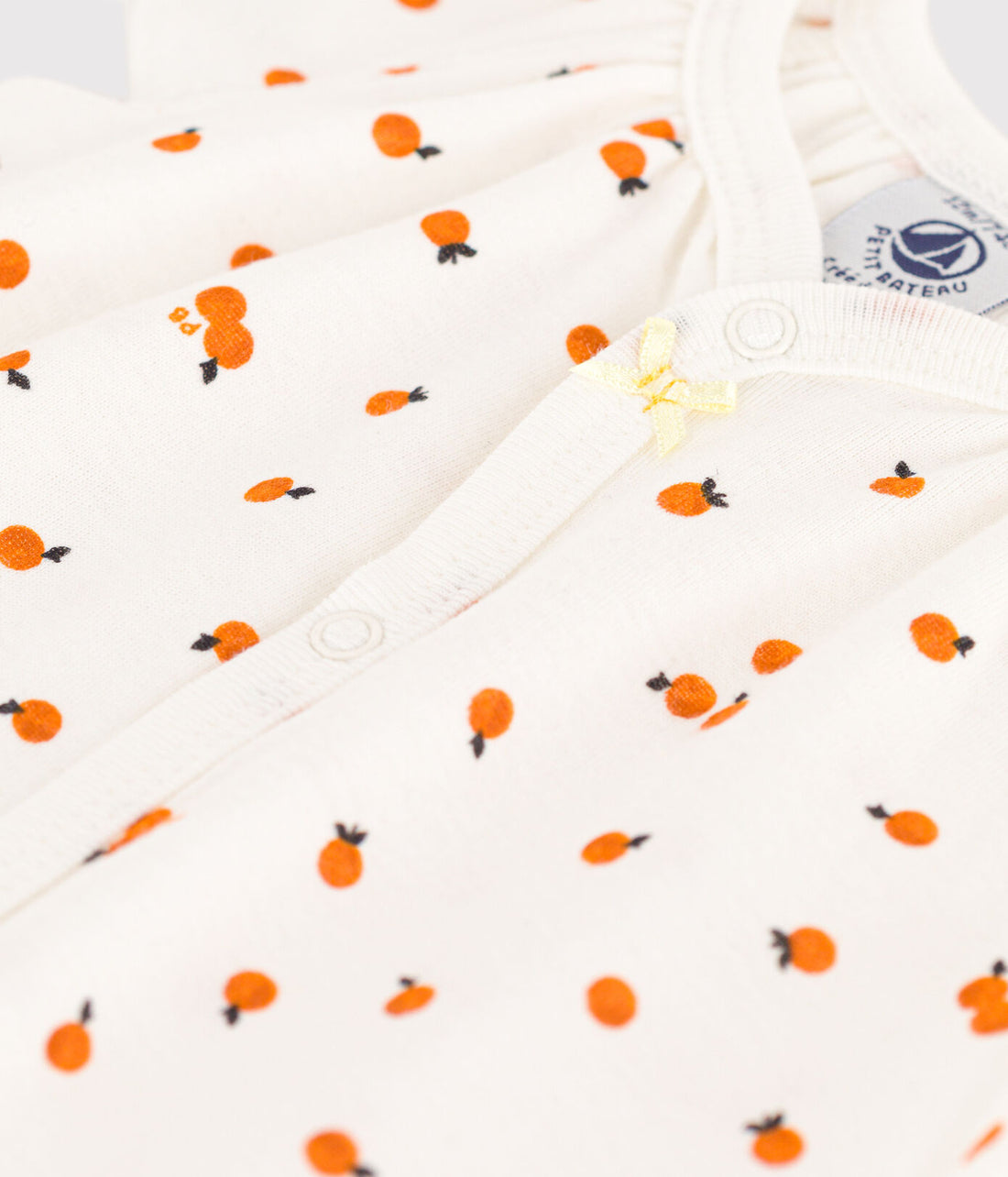 orange print bubble
