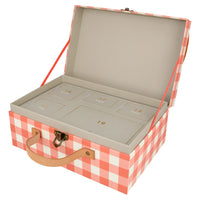wooden dog advent calendar suitcase
