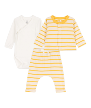 ls bodysuit/cardigan/pant set