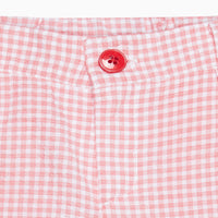 bocusi bermuda short red gingham
