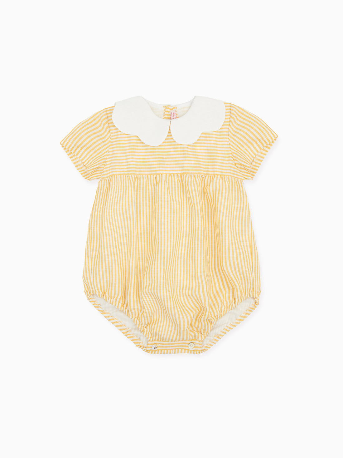 lina rompersuit yellow stripe