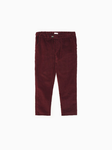 benito trouser burgundy