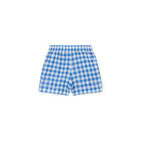 short vichy bleu