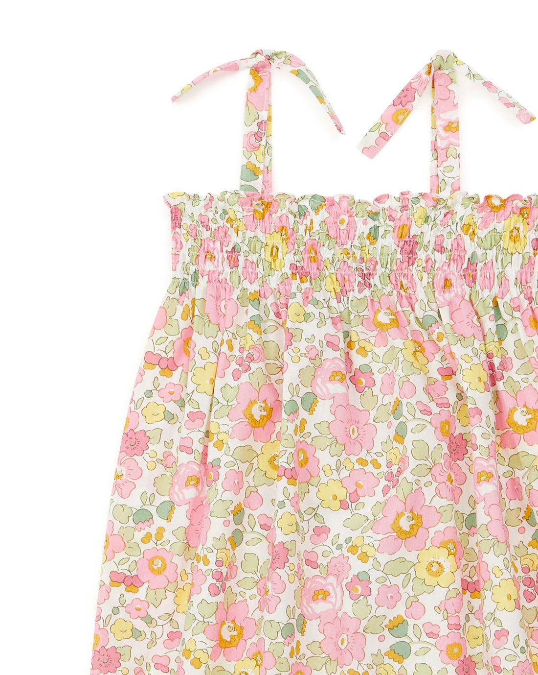 baby romper liberty rose
