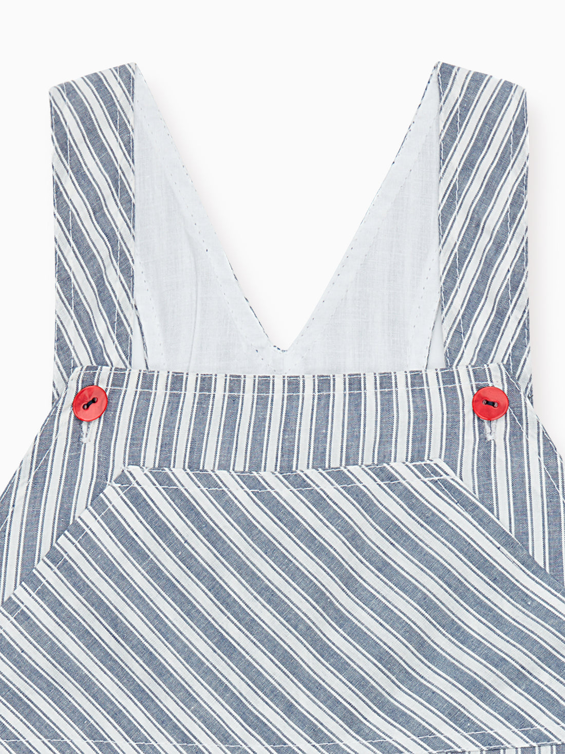 ringo dungarees navy stripe