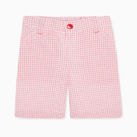 bocusi bermuda short red gingham
