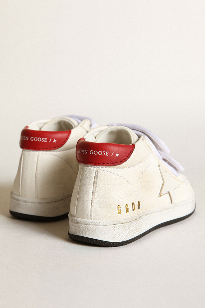 june sneakers white red