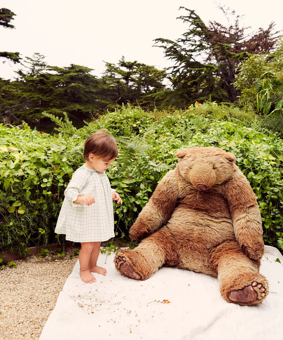 baby willa dress green tattersall