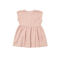bianca dress melon stripe