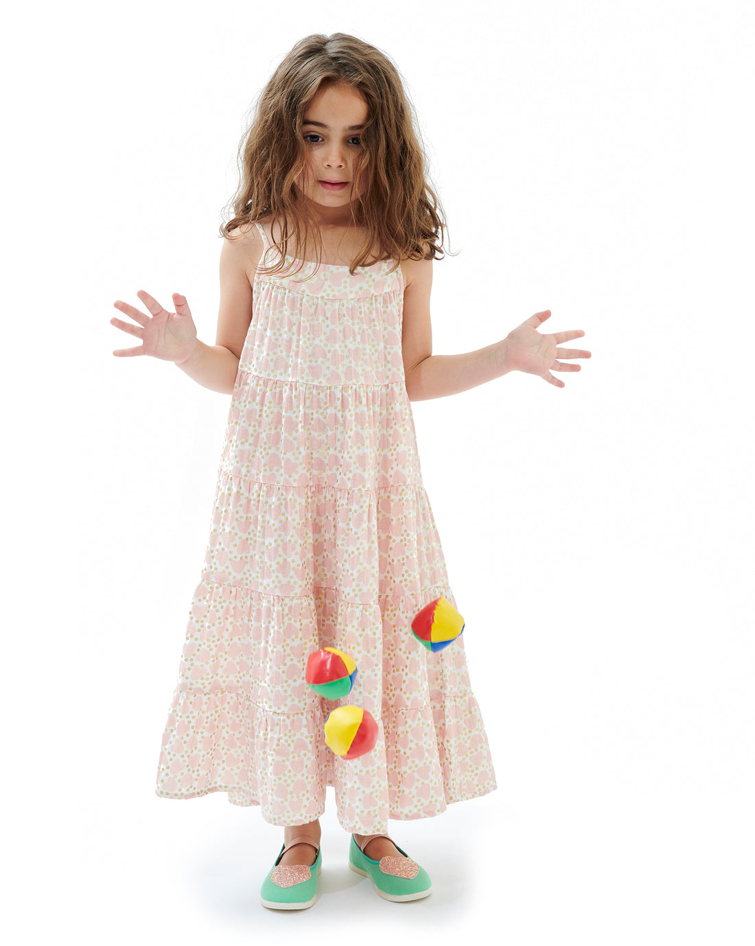 girls heart calypso dress