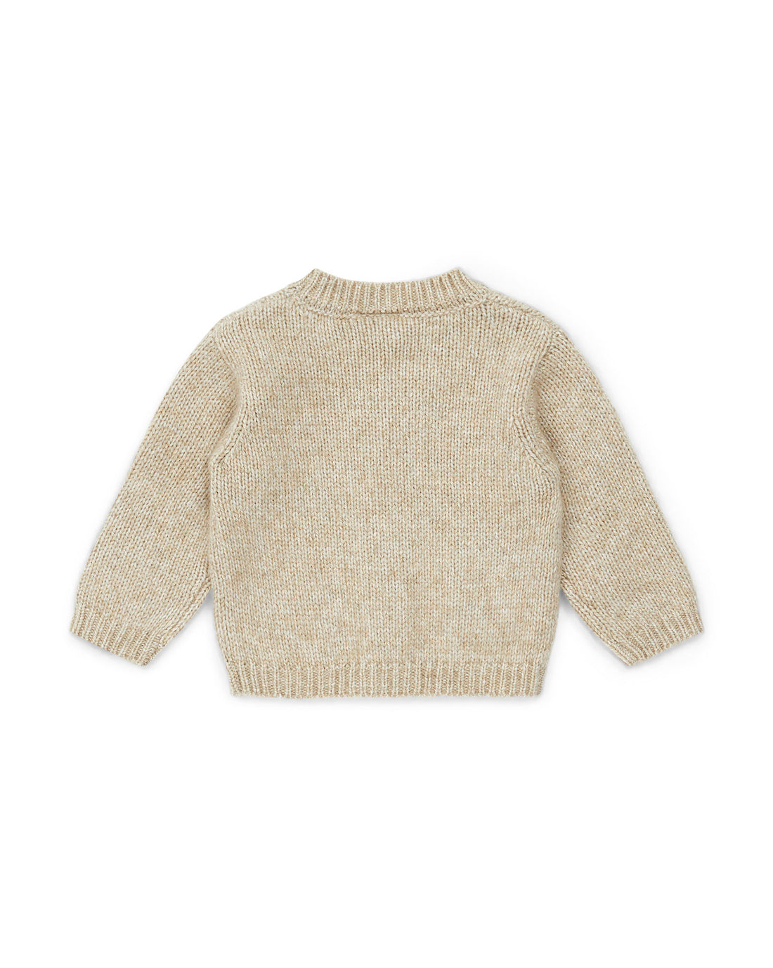baby cardigan beige chine