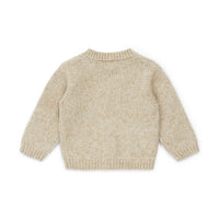 baby cardigan beige chine