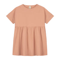loose fit dress rustic clay