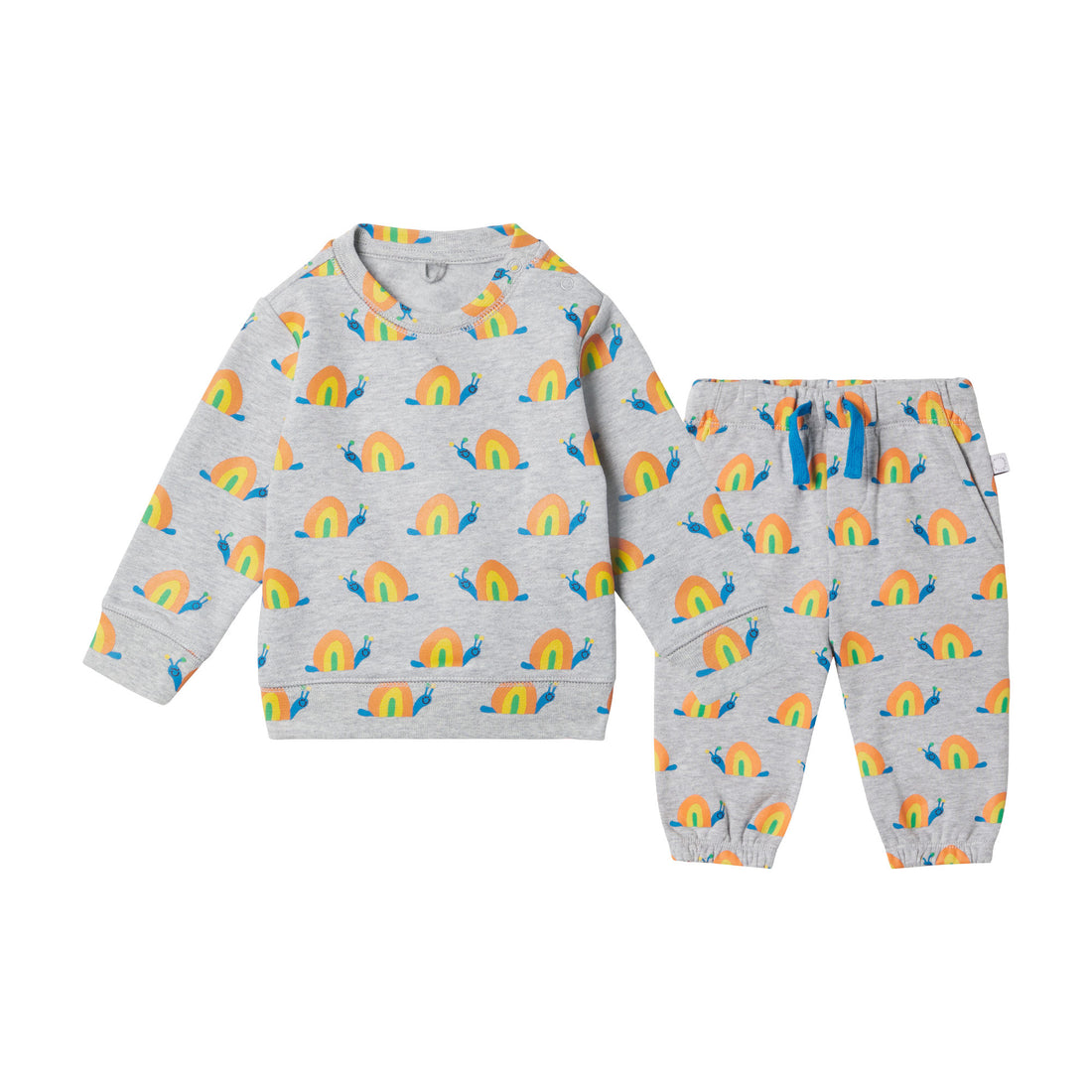 baby snails tracksuit grey
