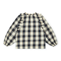 women's blouse carreau creme