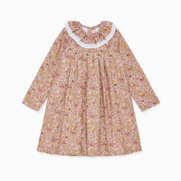 carmen dress pink floral