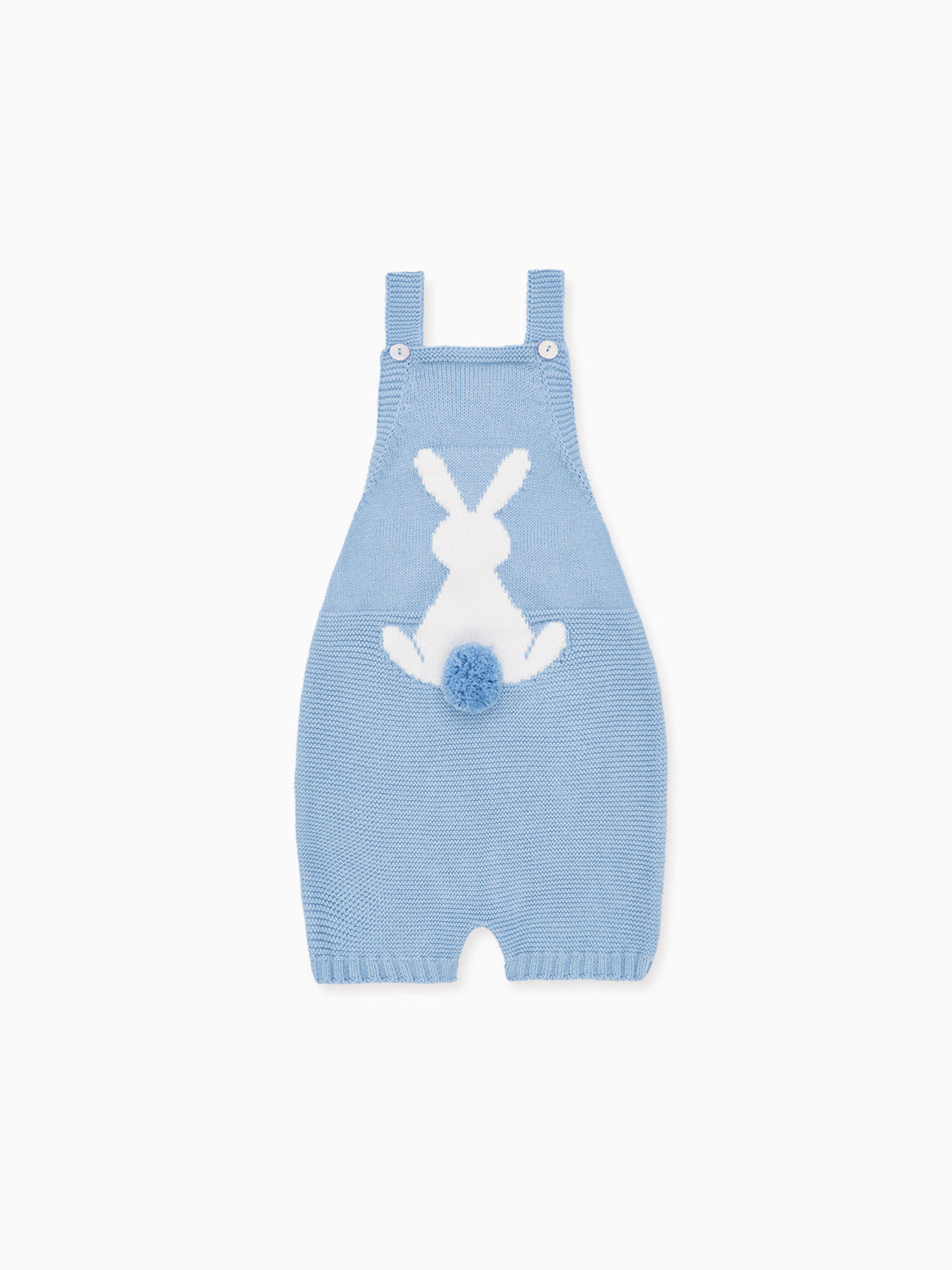 crispa knitted dungarees blue