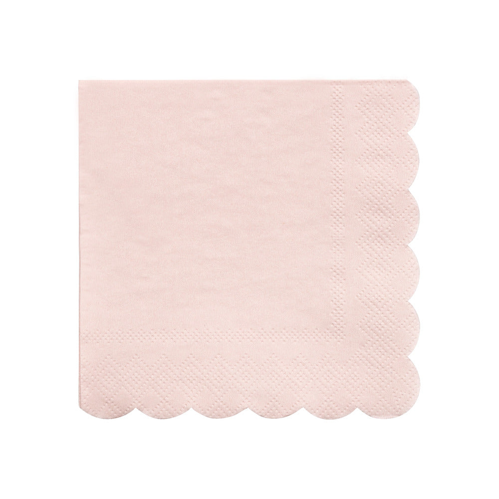 dusty pink small napkins