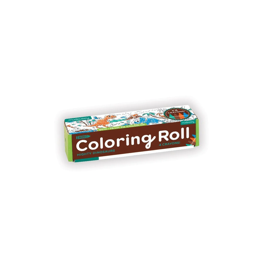 color roll mini dinosaurs