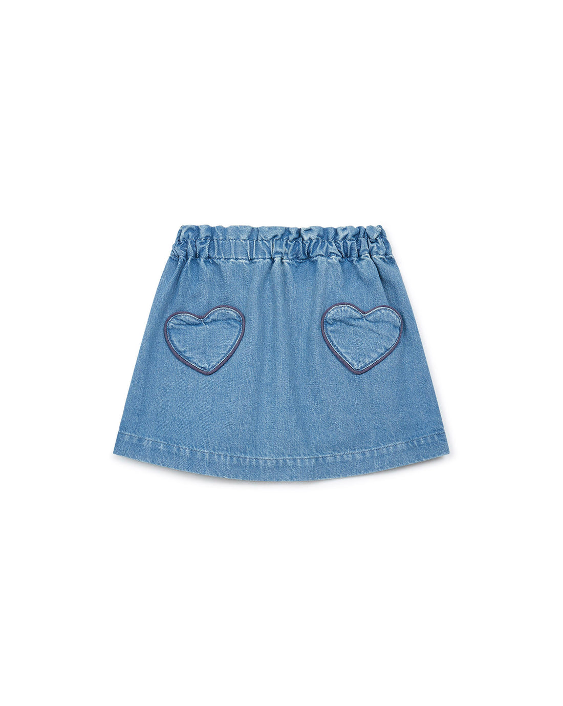 skirt denim clair