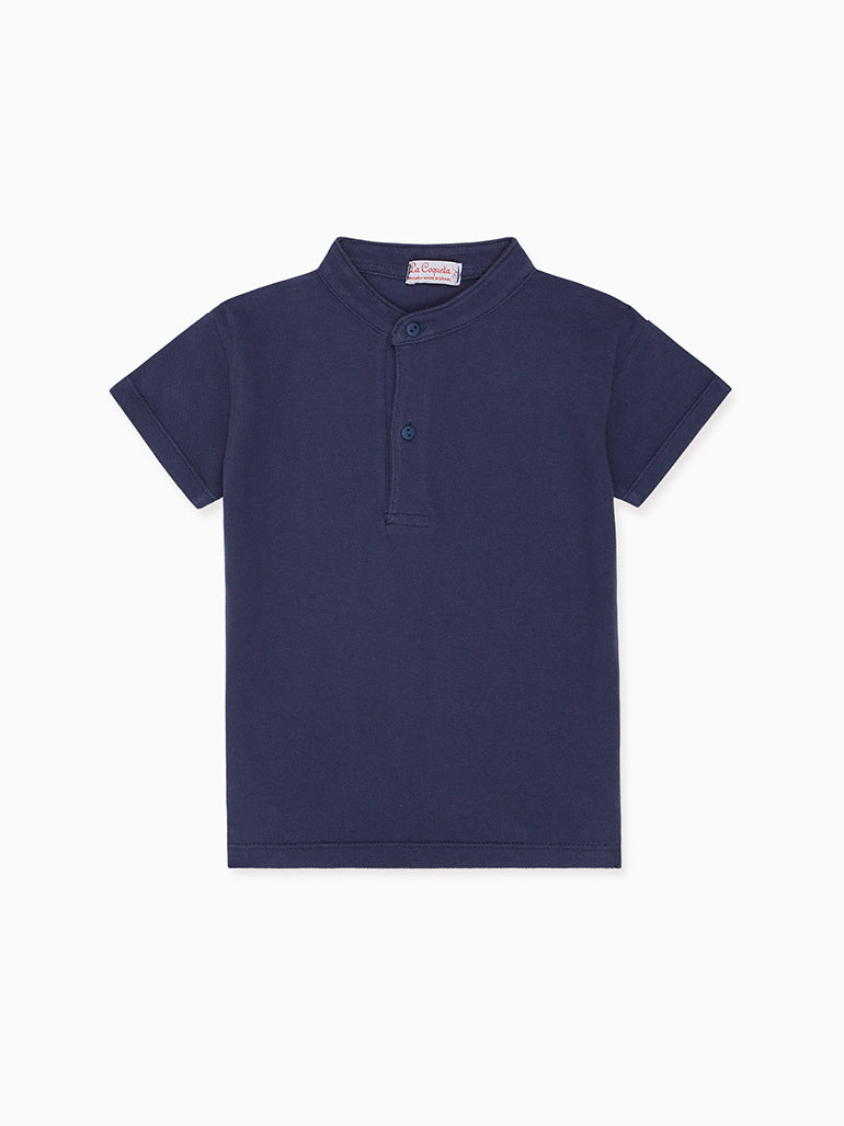 boys alcon polo shirt navy