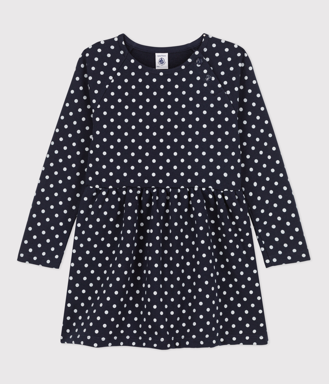 ls polka dot dress