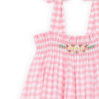 gingham dress vichy rose