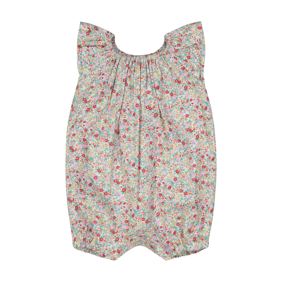 amelia romper pink floral