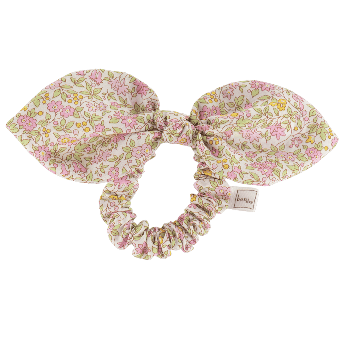 liberty hair bow chamomile pink