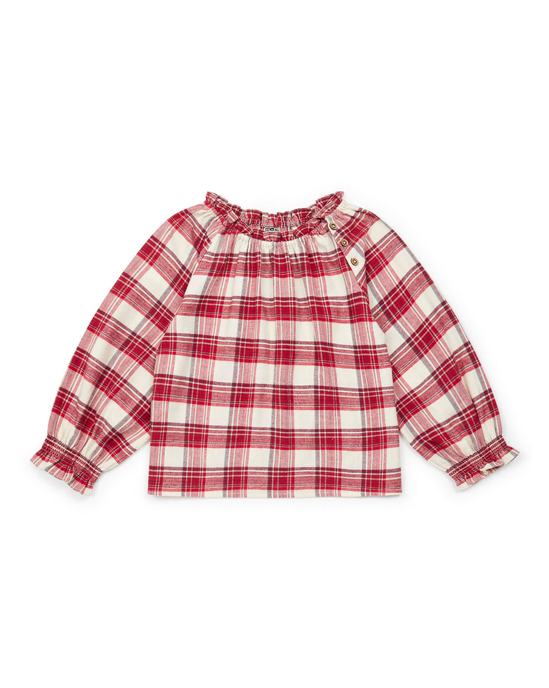 blouse carreau rouge