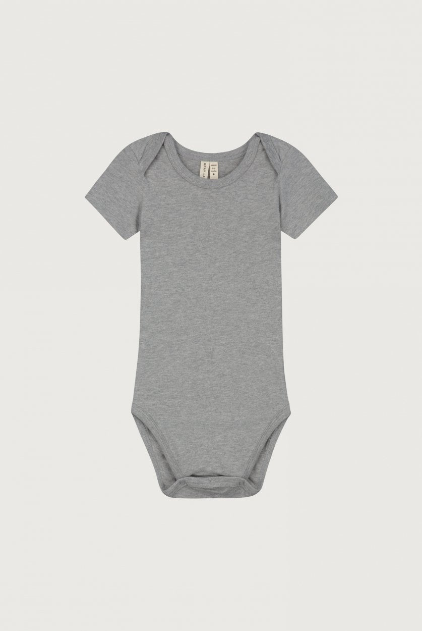 baby onesie grey melange