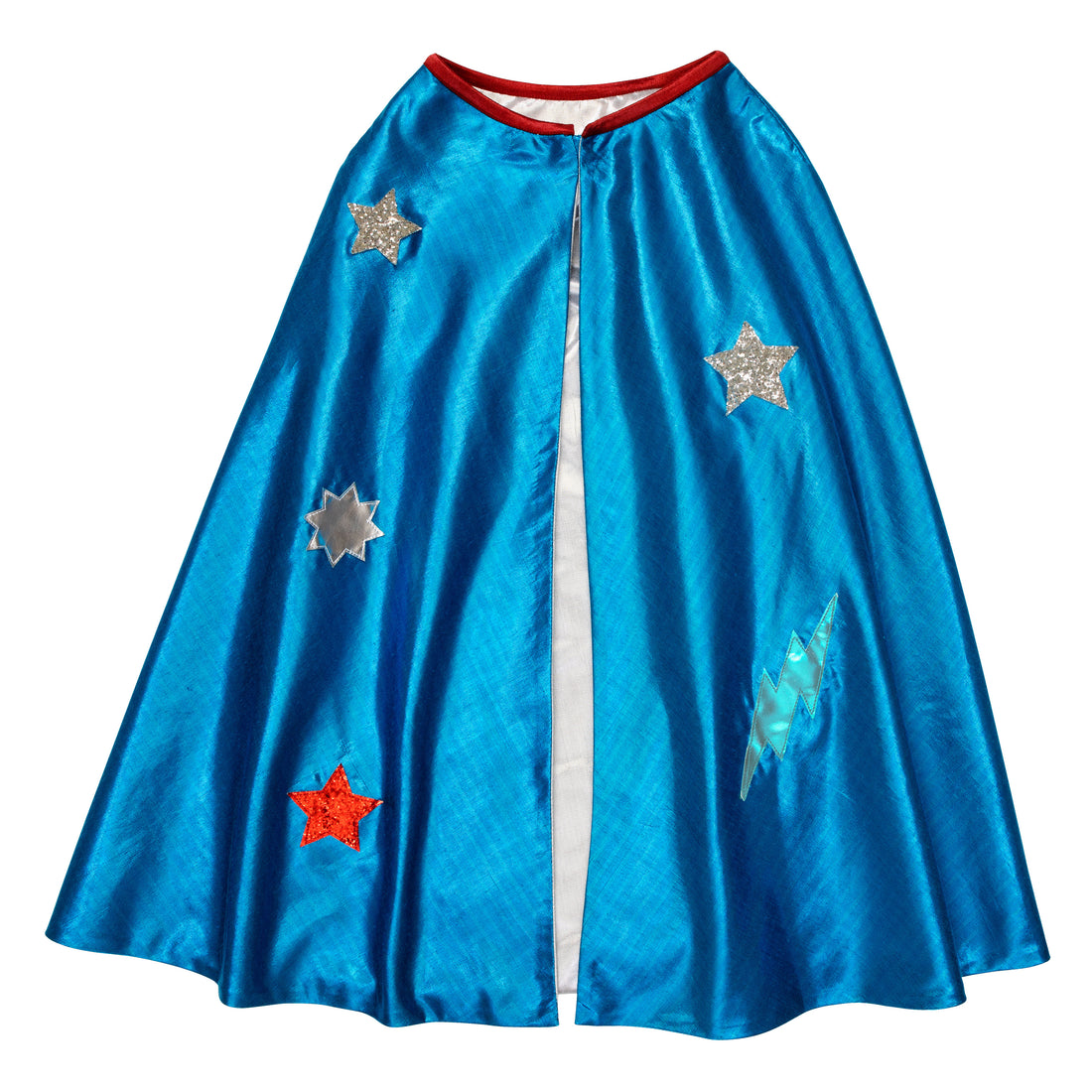 blue superhero cape dress up