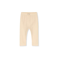 baby striped leggings apricot