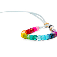 candy rainbow beaded bracelet