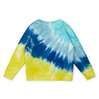 tie dye sweatshirt bleu