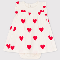 ss heart bodysuit dress