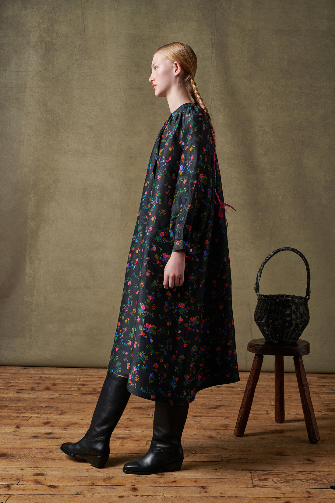 women's sicile dress multi noir